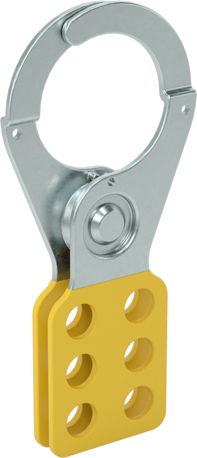 Kilitleme Mandalı, Epoksi Kaplı Çelik, 1-1/2“ x 1-1/2” Mandal Boşluğu