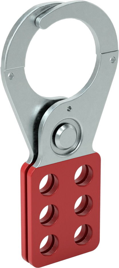 Kilitleme Mandalı, Vinil Kaplı Çelik, 1-1/2“ x 1-1/2” Mandal Boşluğu