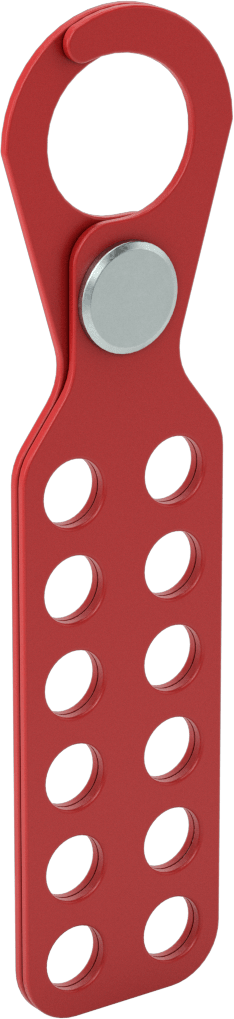 Kilitleme Mandalı, Toz Boyalı Çelik, 1" Mandal Boşluğu, 6-1/2" Toplam Uzunluk