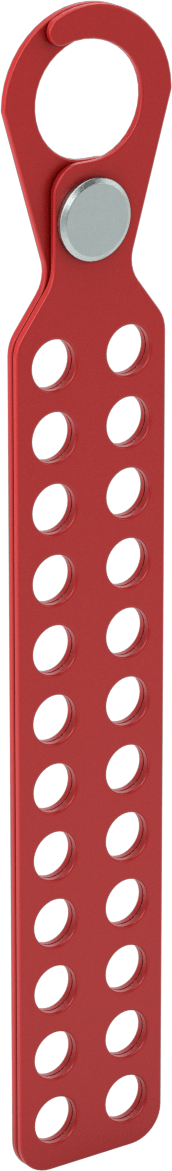 Kilitleme Mandalı, Toz Boyalı Çelik, 1" Mandal Boşluğu, 10-3/8" Toplam Uzunluk