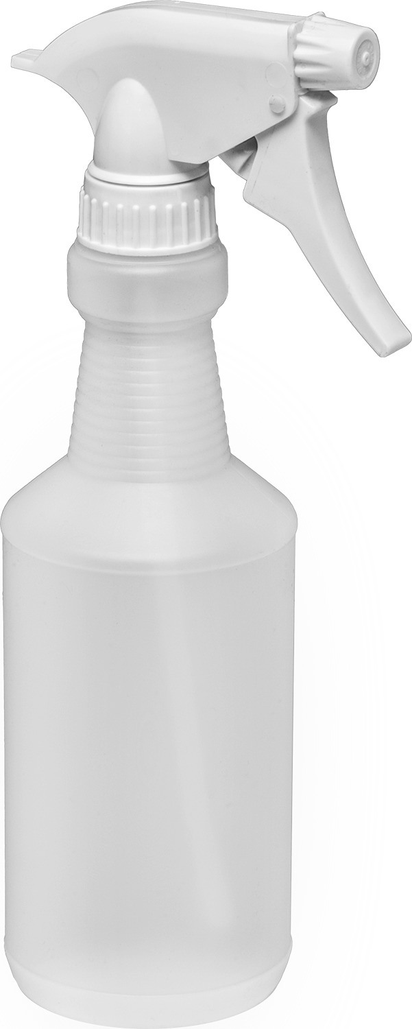 HDPE Sprey Şişesi, 16 FL. oz. Kapasite, 9-5/8" Yükseklik