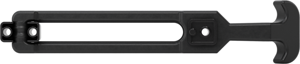 Hava Koşullarına Dayanıklı Çekme Mandalı, Plastik Vurma Plakası, 8-3/4“ Uzunluk x 1-7/8” Genişlik