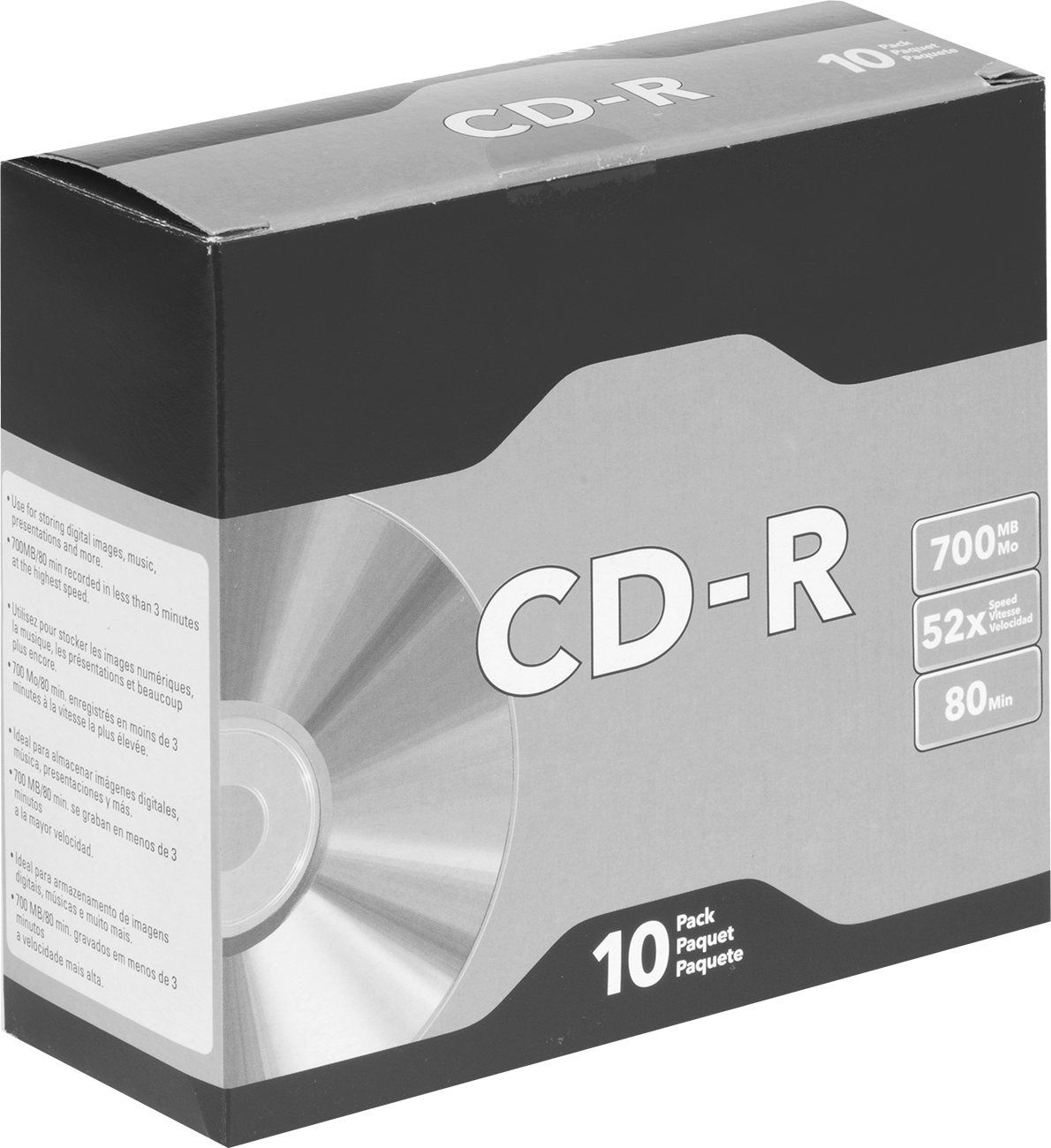 CD-R, 700 Mb Kapasite ve 80 dak. Kayıt Süresi