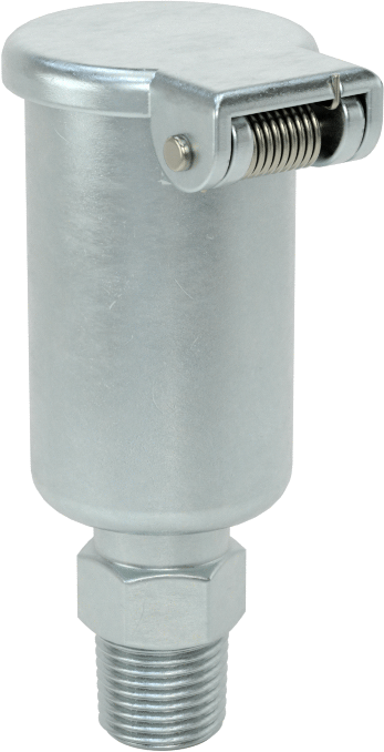 Straight Oil Cup with Wick Feed, 1/8 NPT Male Outlet, 1/8 FL oz Capacity 