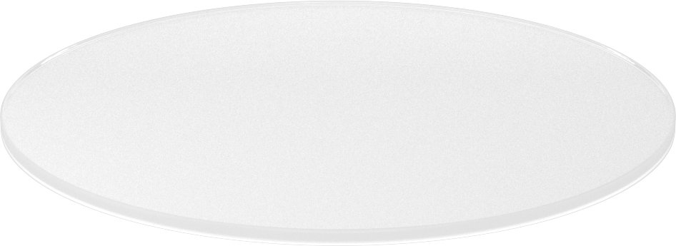 Şeffaf Çizilmeye ve UV Işınlarına Dayanıklı Döküm Akrilik Disk, 1/8" Uzunluk, 6" Çap