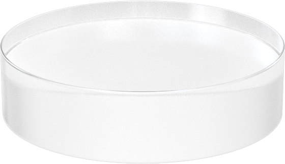 Şeffaf Çizilmeye ve UV Işınlarına Dayanıklı Döküm Akrilik Disk, 1/2" Uzunluk, 2 inç Çap