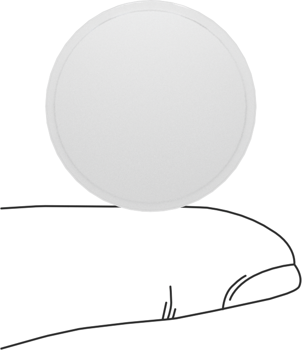 Şeffaf Çizilmeye ve UV Işınlarına Dayanıklı Döküm Akrilik Disk, 1" Uzunluk, 1" Çap