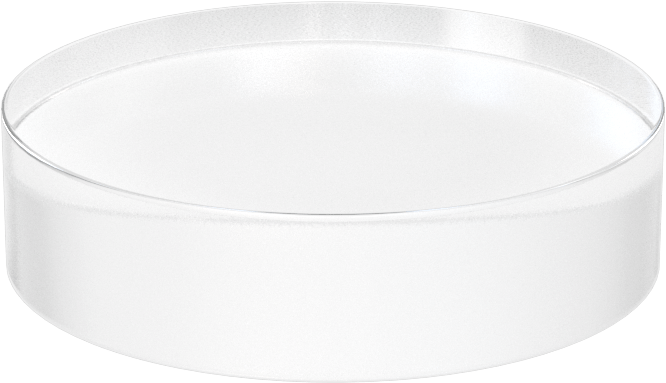 Şeffaf Çizilmeye ve UV Işınlarına Dayanıklı Döküm Akrilik Disk, 1" Uzunluk, 4" Çap