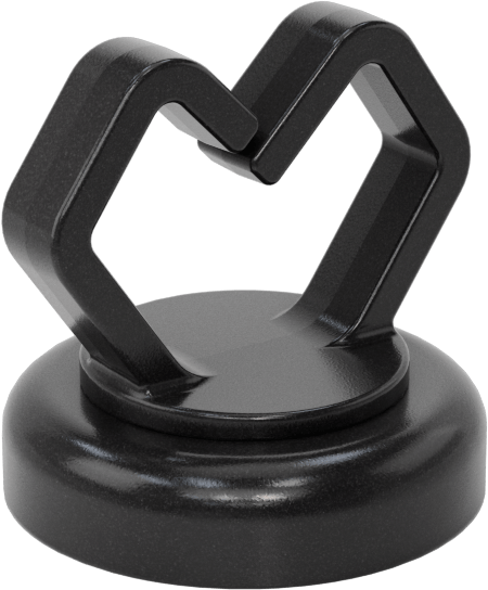 Mıknatıslı Montajlı Kablo Tutucu, 1/2" Maksimum Demet Çapı için, 1/2" Toplam Uzunluk