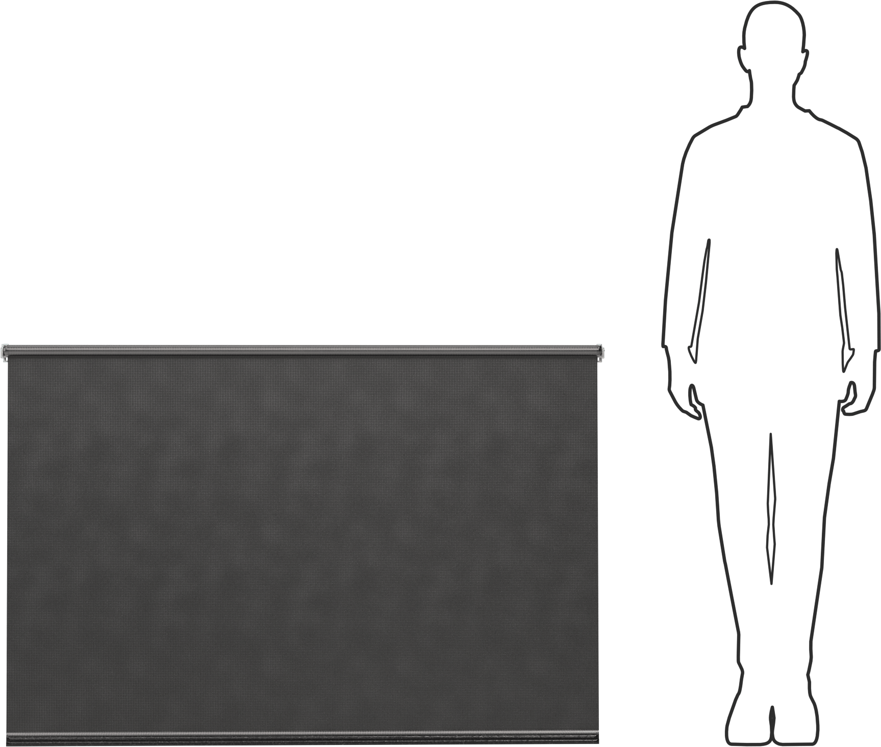 Işık Azaltıcı Pencere Gölgelik, Özel Gölge, Kabartmalı, 36" Uzunluk, 47“-55” Genişlik