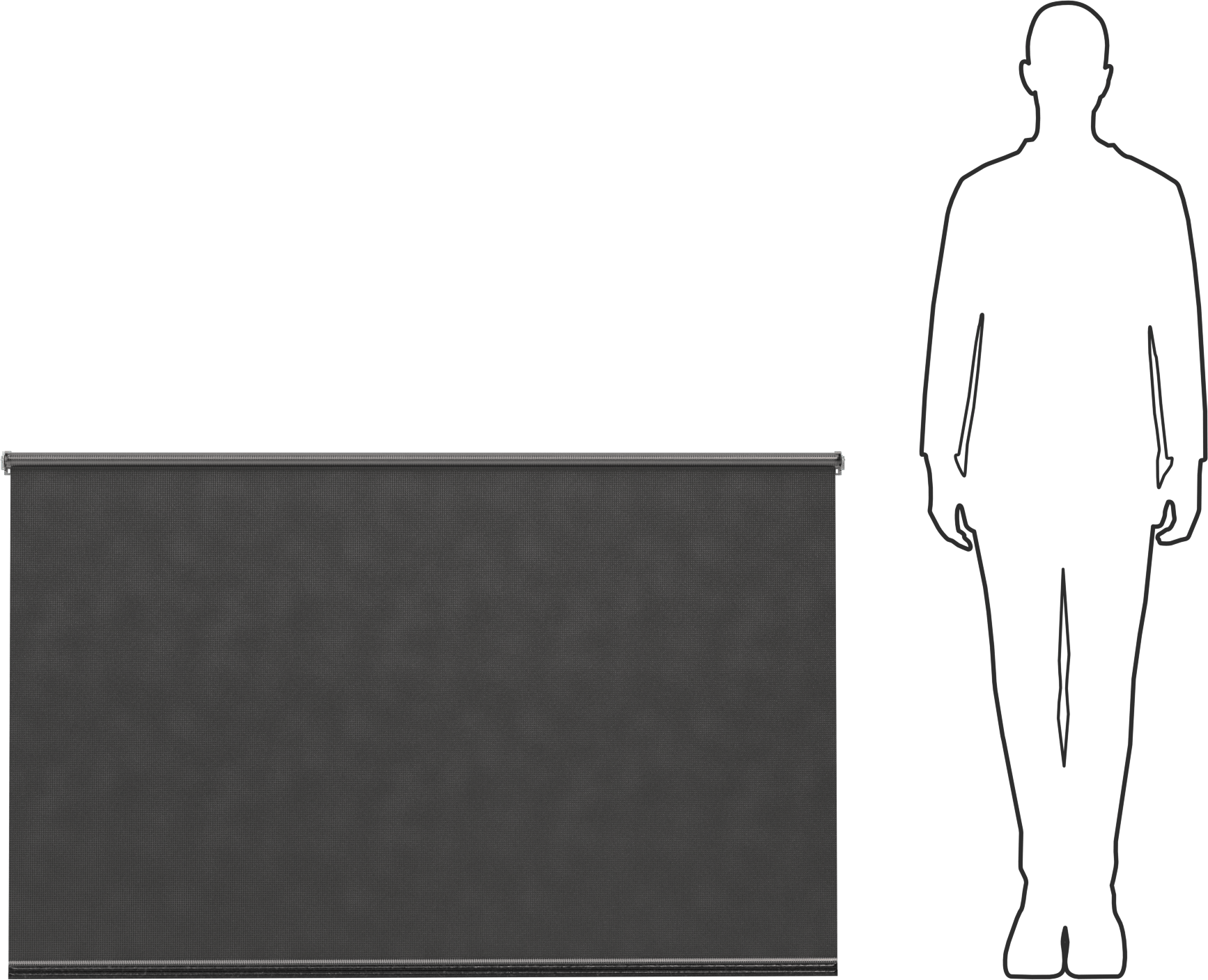Işık Azaltıcı Pencere Gölgelik, Özel Gölge, Kabartmalı, 36" Uzunluk, 56“-60” Genişlik