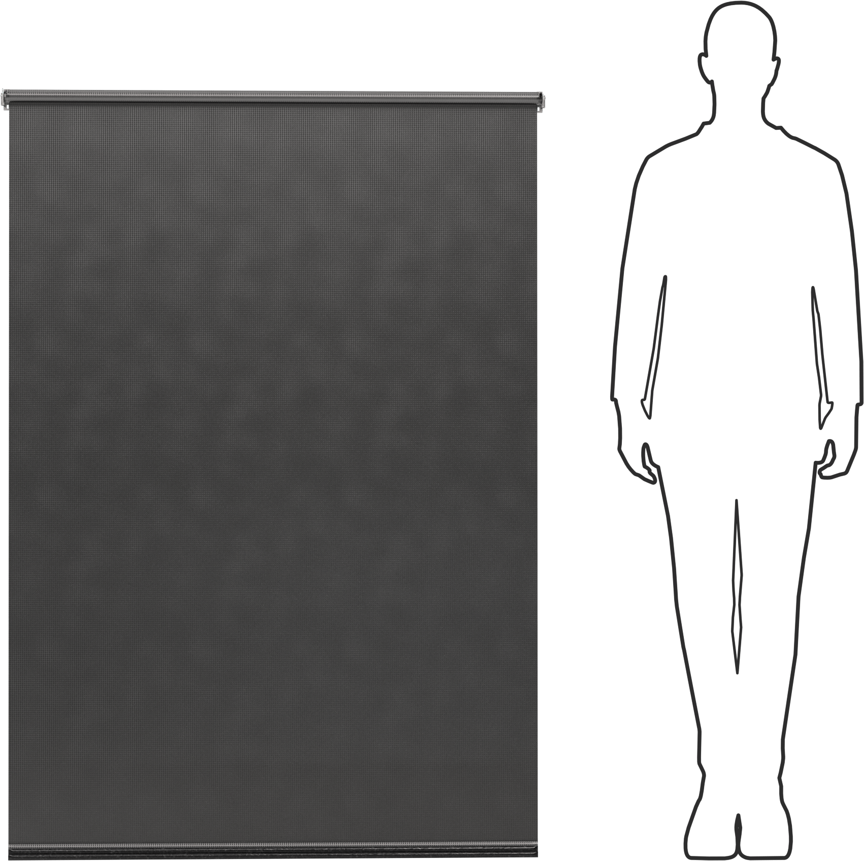Işık Azaltıcı Pencere Gölgelik, Özel Gölge, Kabartmalı, 60 inç Uzunluk, 38“-46” Genişlik