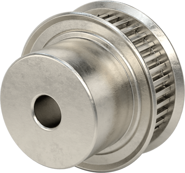 Korozyona Dayanıklı Paslanmaz Çelik HTD Triger Kayışı Kasnağı, Presle Takma, 15 mm Maksimum Kayış Genişliği için, 66.37 mm OD