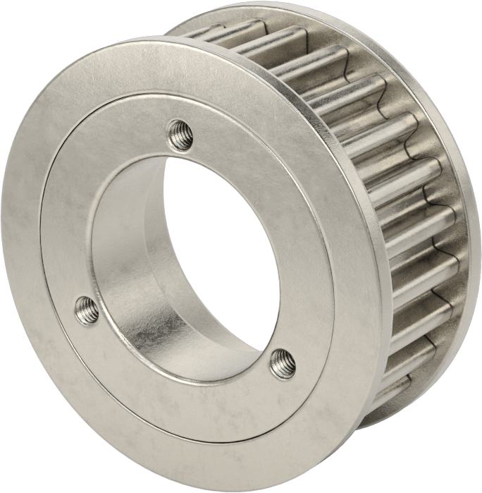 Korozyona Dayanıklı Paslanmaz Çelik HTD Triger Kayışı Kasnağı, Burç Montajı, 20 mm Maksimum Kayış Genişliği için, 70 mm OD