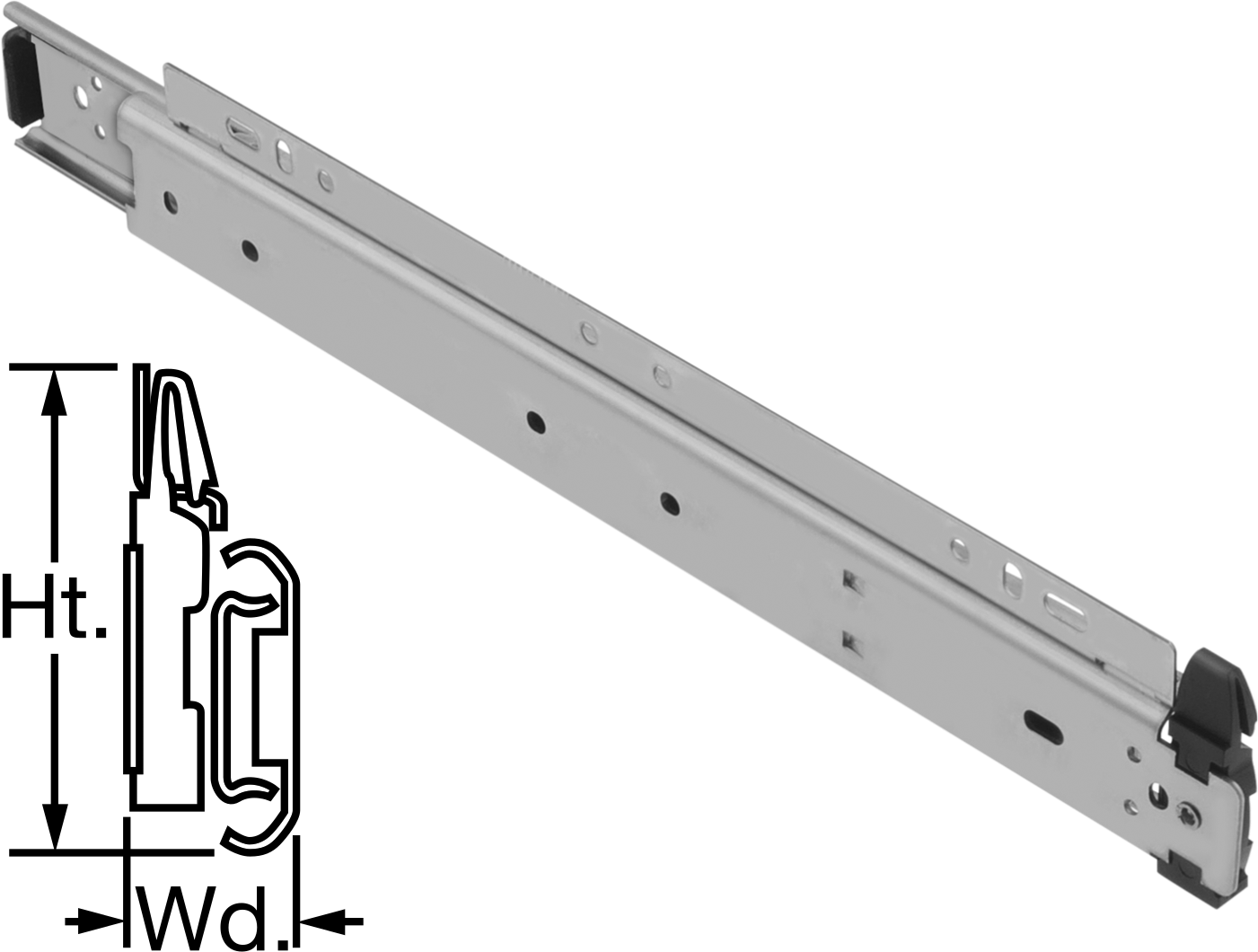With Button Drawer Release
