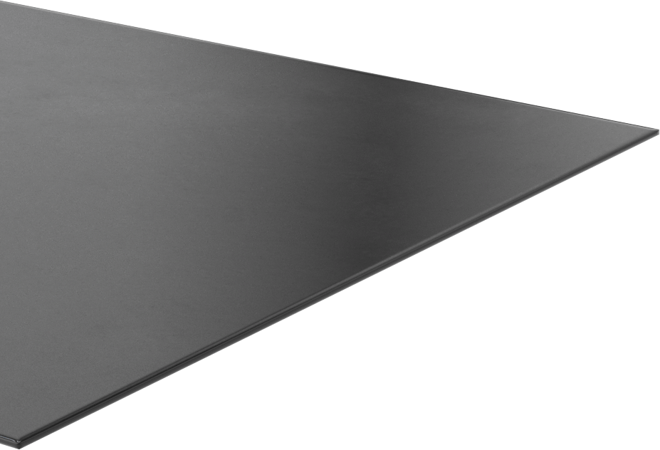 Gıda Endüstrisi Viton® Floroelastomer Kauçuk, Kimyasallara Dayanıklı Levha, 6" x 6", 1/32" Kalınlık