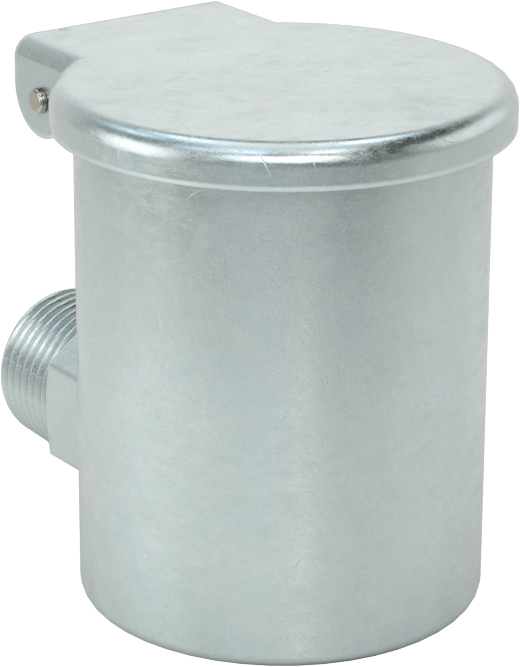 90 Degree Elbow Oil Cup, 3/8 NPT Male Outlet, 1-7/8 FL oz Capacity 