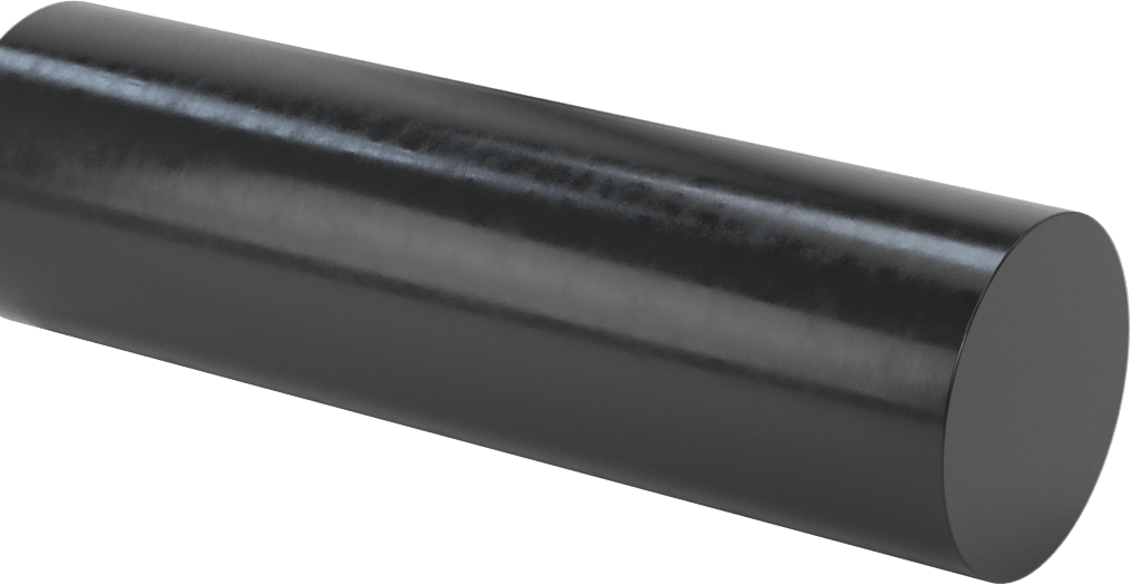 Hava Koşullarına Dayanıklı EPDM Kauçuk Çubuk, 6 inç Uzunluk, 1-3/4" Çap