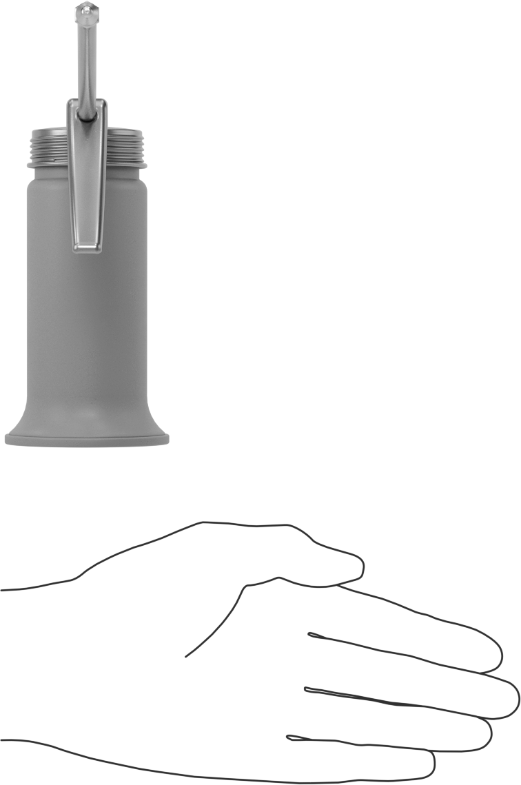 Kolay Yağlama El Tipi Yağ Dağıtıcı, Sert Nozul ile, 6 FL oz Kapasite