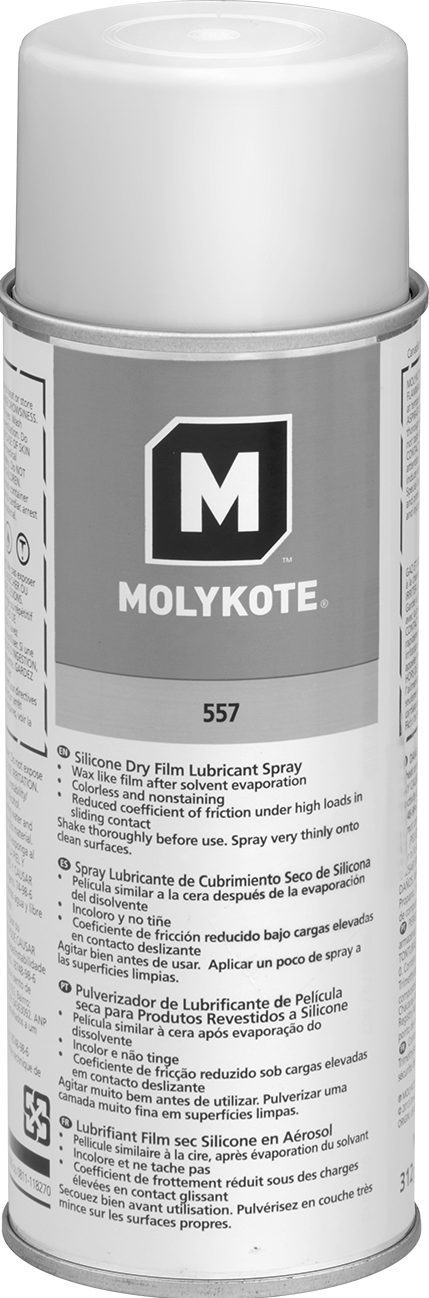 Dupont Kuru Film Yağlayıcı, Molykote 557 Silikon Kuru Film, 11 oz. Aerosol Kutusu