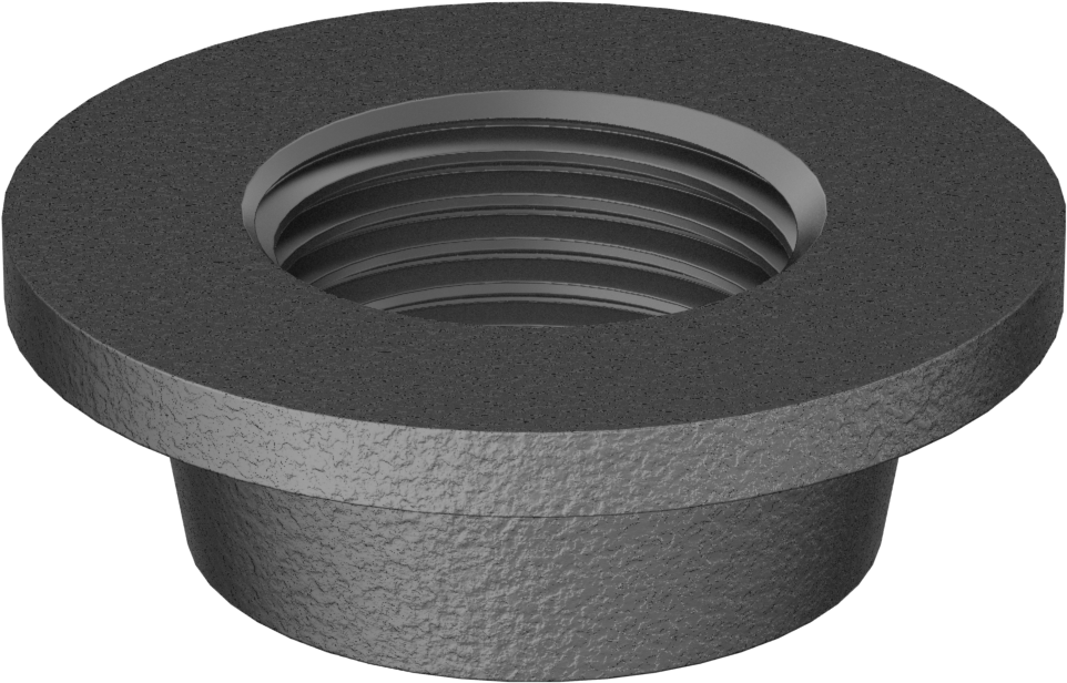 Düz Tanklar için Düşük Basınçlı Çelik Adaptör, 1/2 NPT Dişi x Kaynak, 1-1/2" OD