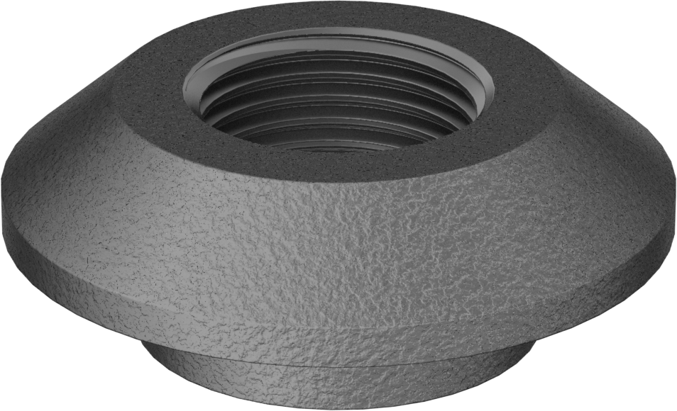 Düz Tanklar için Düşük Basınçlı Çelik Adaptör, Uzatma ile, 3/8 NPT Dişi x Kaynak, 1-1/2" OD