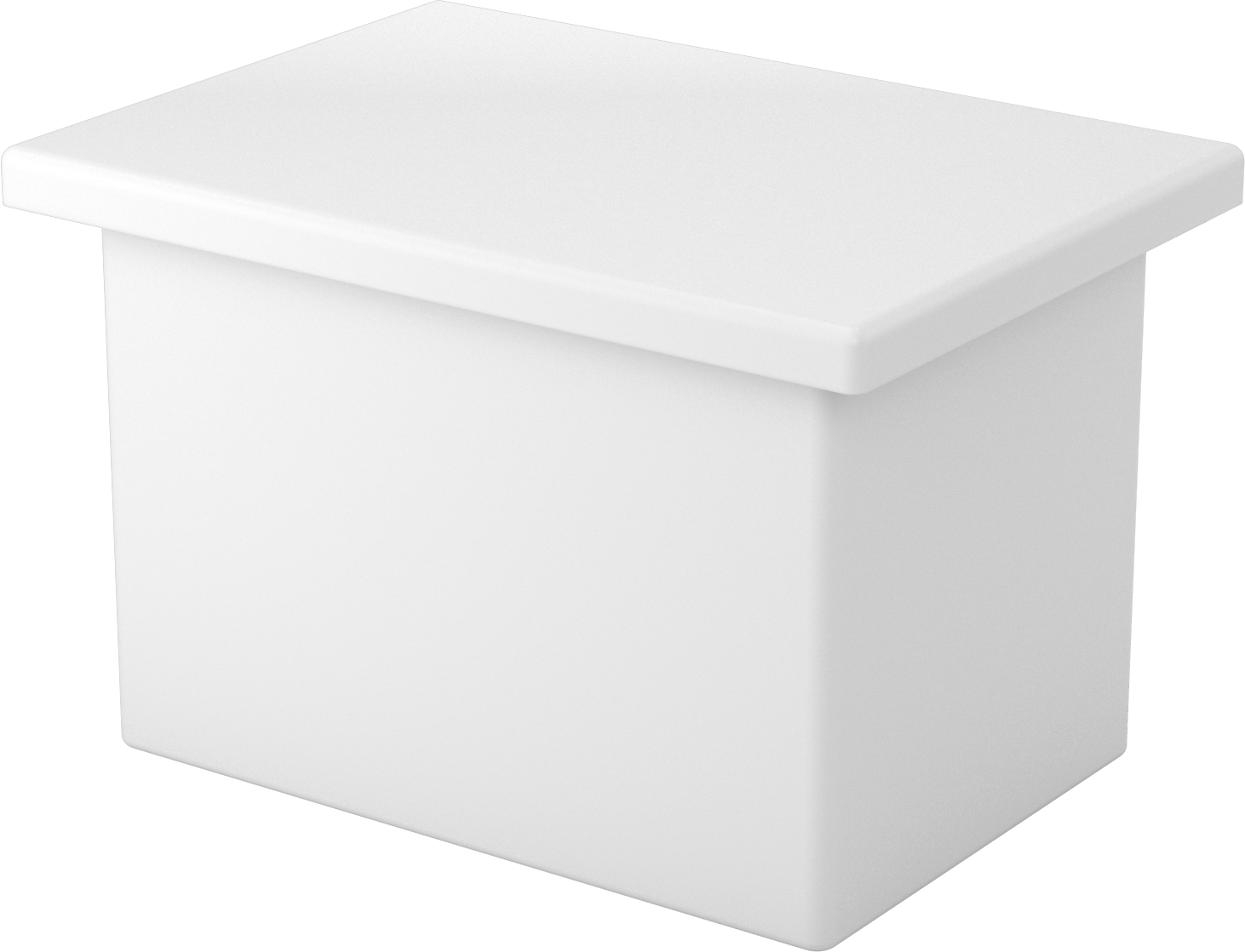 Dikdörtgen Plastik Parti Tankı, 11 Galon Kapasite, 20-3/4“ Genişlik x 14-3/4” Derinlik x 13-1/2" Yükseklik