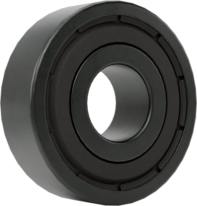 Rulman, Yüksek Sıcaklık, Grafit Yağlamalı, #6201-2Z, 12 mm Mil