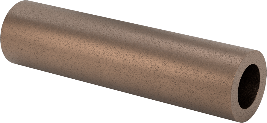 Yüksek Sıcaklık Grafit Dolgulu 841 Yatak Bronzu Tüp, 3/16" Duvar Kalınlığı, 1" OD