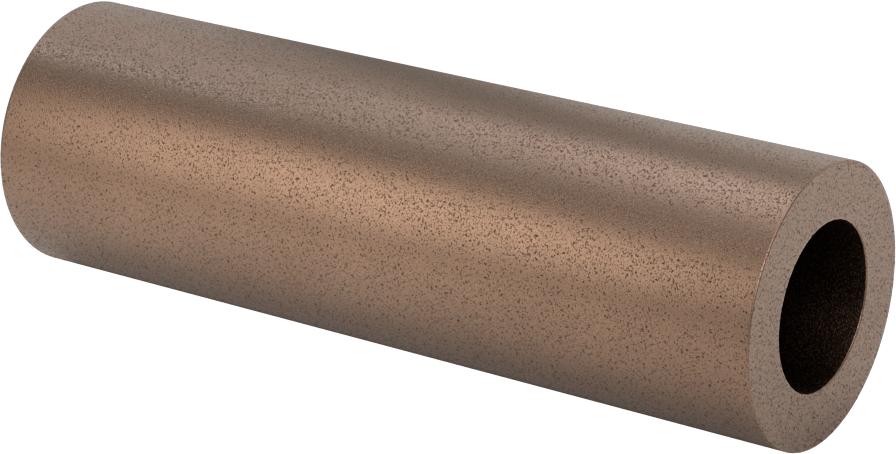Yüksek Sıcaklık Grafit Dolgulu 841 Yatak Bronzu Tüp, 1/4" Duvar Kalınlığı, 1-1/4" OD