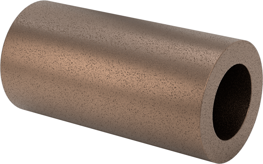 Yüksek Sıcaklık Grafit Dolgulu 841 Yatak Bronzu Tüp, 3/8" Duvar Kalınlığı, 2" OD