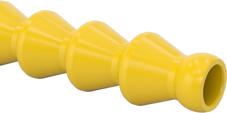 Asit Dirençli Loc-Line Soğutma Sıvısı Hortumu, 1/4" Anma Ölçüsü, Dişi x Erkek, 25 Fit Uzunluk