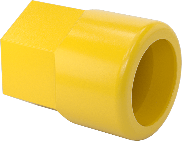 Dişi Besleme Konektörü, 1/8 NPT x 1/4" Asit Dirençli Loc-Line Soğutma Sıvısı Hortumu