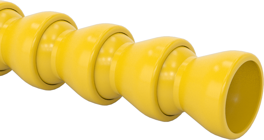 Asit Dirençli Loc-Line Soğutma Sıvısı Hortumu, 1/2" Anma Ölçüsü, Dişi x Erkek, 5 Fit Uzunluk