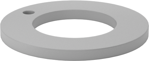 Kuru Çalışmalı Çelik Destekli PTFE Baskı Rulmanı, 1/2" Mil Çapı için