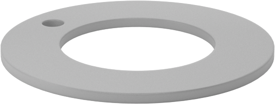 Kuru Çalışmalı Çelik Destekli PTFE Baskı Rulmanı, 1" Mil Çapı için