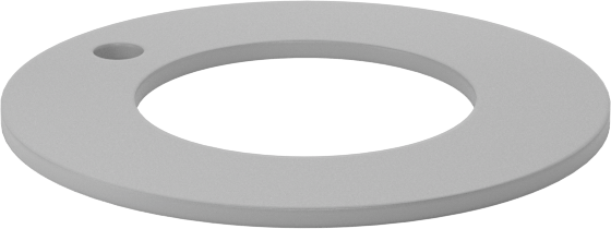 Kuru Çalışmalı Çelik Destekli PTFE Baskı Rulmanı, 1-1/8" Mil Çapı için
