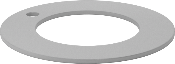 Kuru Çalışmalı Çelik Destekli PTFE Baskı Rulmanı, 1-1/2" Mil Çapı için