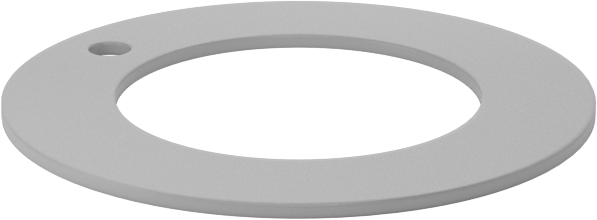 Kuru Çalışmalı Çelik Destekli PTFE Baskı Rulmanı, 1-5/8" Mil Çapı için