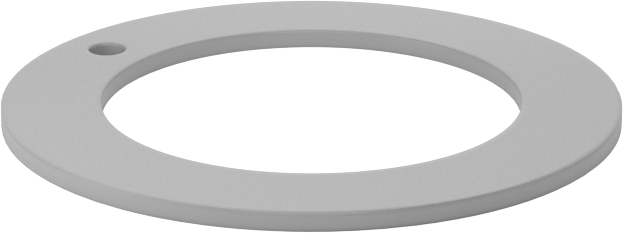 Kuru Çalışmalı Çelik Destekli PTFE Baskı Rulmanı, 2-1/8" Mil Çapı için