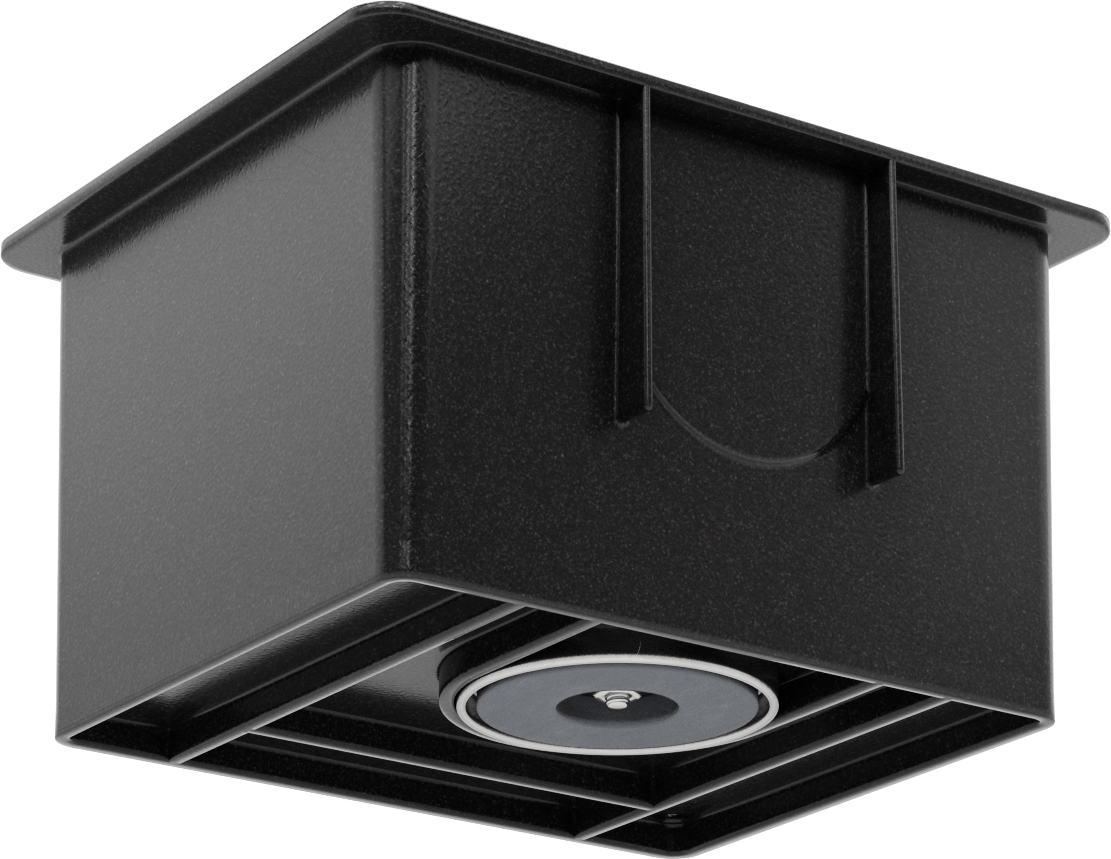 Mıknatıslı Montajlı Plastik Tava, 3 Bölme ile, 9-3/8“ x 7-5/8” x 5-1/2" Toplam Boyut