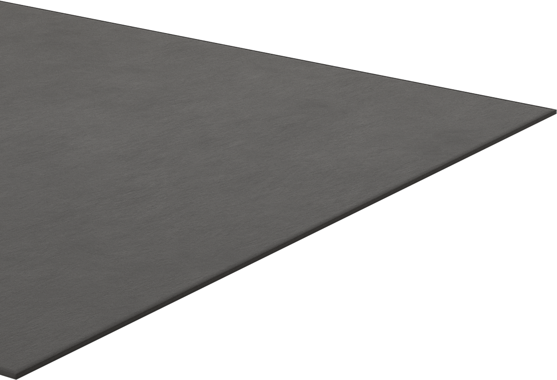 Sıkıştırılabilir grafit levha, Güçlendirilmiş, 12" x 12", 1/16" Kalınlık