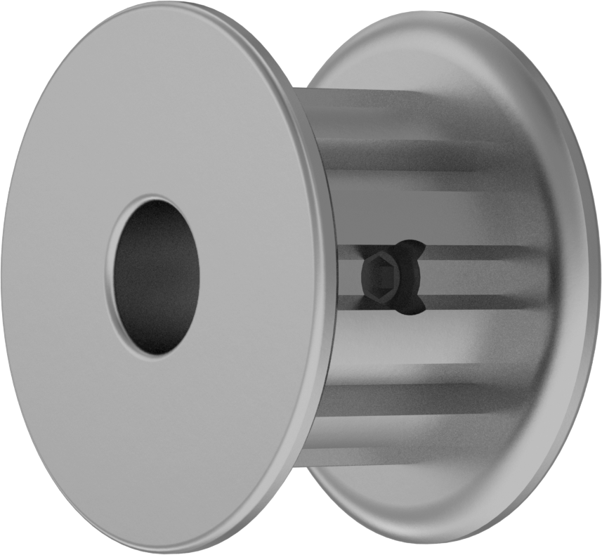 Korozyona Dayanıklı Triger Kayışı Kasnağı, XL Serisi, NO Hub, 9,5 mm Maksimum Genişlik, 22mm OD, 6 mm Mil