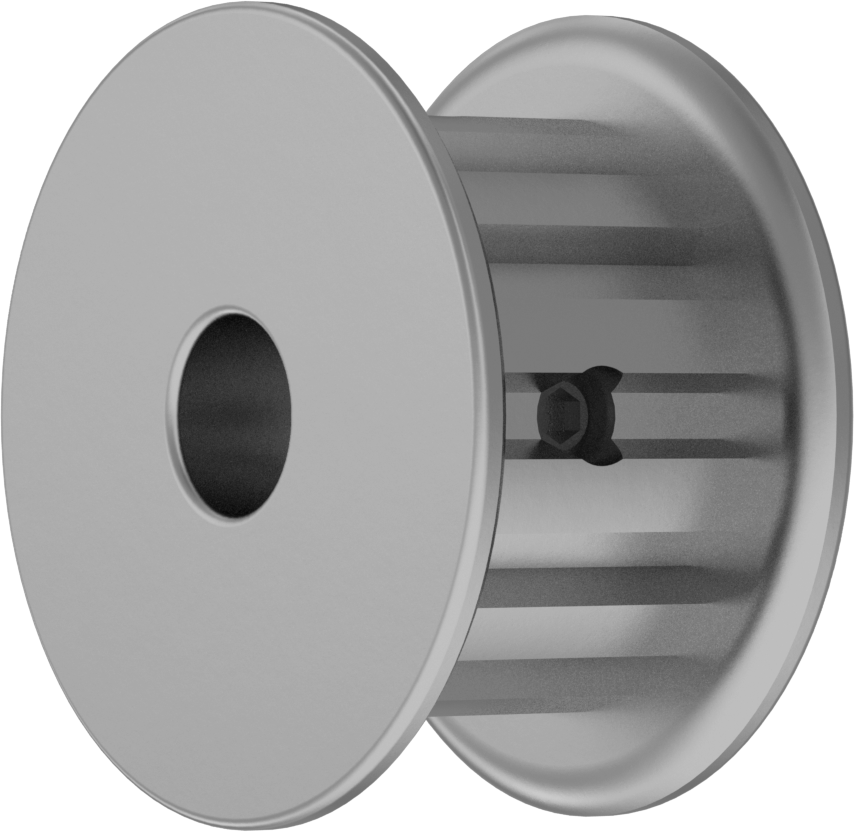 Korozyona Dayanıklı Triger Kayışı Kasnağı, XL Serisi, NO Hub, 9,5 mm Maksimum Genişlik, 25mm OD, 6 mm Mil