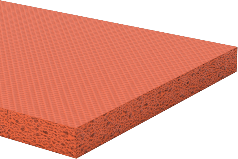 Hava Koşullarına Dayanıklı Yüksek Sıcaklık Silikon Köpük Şerit, 2-1/2" Genişlik, 1/4" Kalınlık, 10 Fit Uzunluk