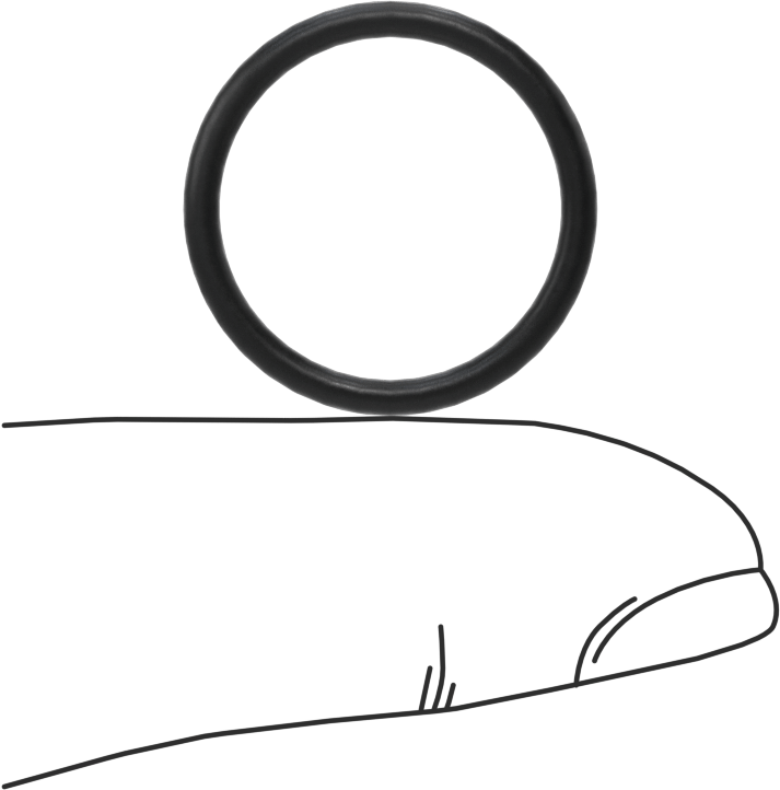 Süper Esnek Dupont Kalrez 7075 O-Ring, Ultra Kimyasal Dirençli, 1/16 Kesirli Genişlik, Çizgi 017