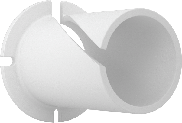 Kolay Kurulumlu Kuru Çalışan Flanşlı Kovanlı Rulman, 3/8" Mil Çapı, 23/32" Uzunluk