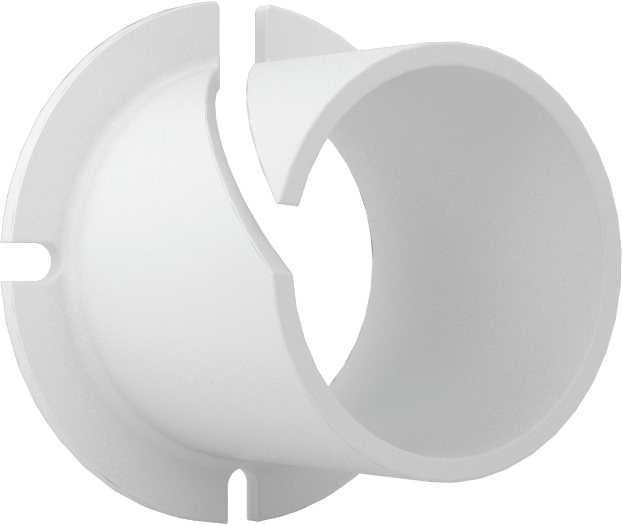 Kolay Kurulumlu Kuru Çalışan Flanşlı Kovanlı Rulman, 1/2" Mil Çapı için, 17/32" Uzunluk