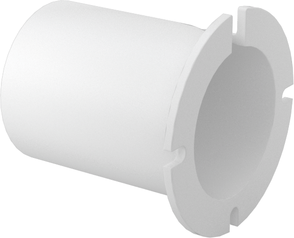 Kolay Kurulumlu Kuru Çalışan Flanşlı Kovanlı Rulman, 1/2" Mil Çapı için, 3/4" Uzunluk