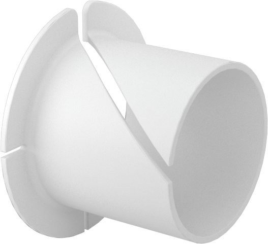 Kolay Kurulumlu Kuru Çalışan Flanşlı Kovanlı Rulman, 3/4" Mil Çapı için, 25/32" Uzunluk